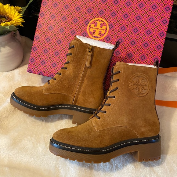 TORY BURCH MILLER SUEDE BOOTIES - Picture 4 of 9
